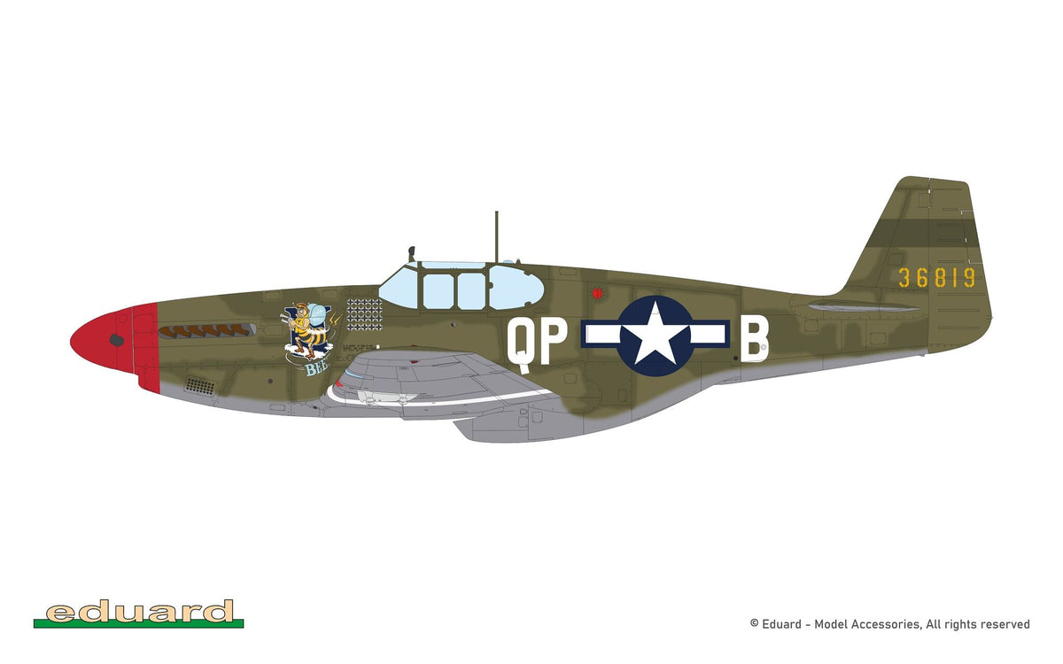 Eduard 932011 Nortn American P-51 B Mustang Royal Hybrid Edition 1/32 – image 3