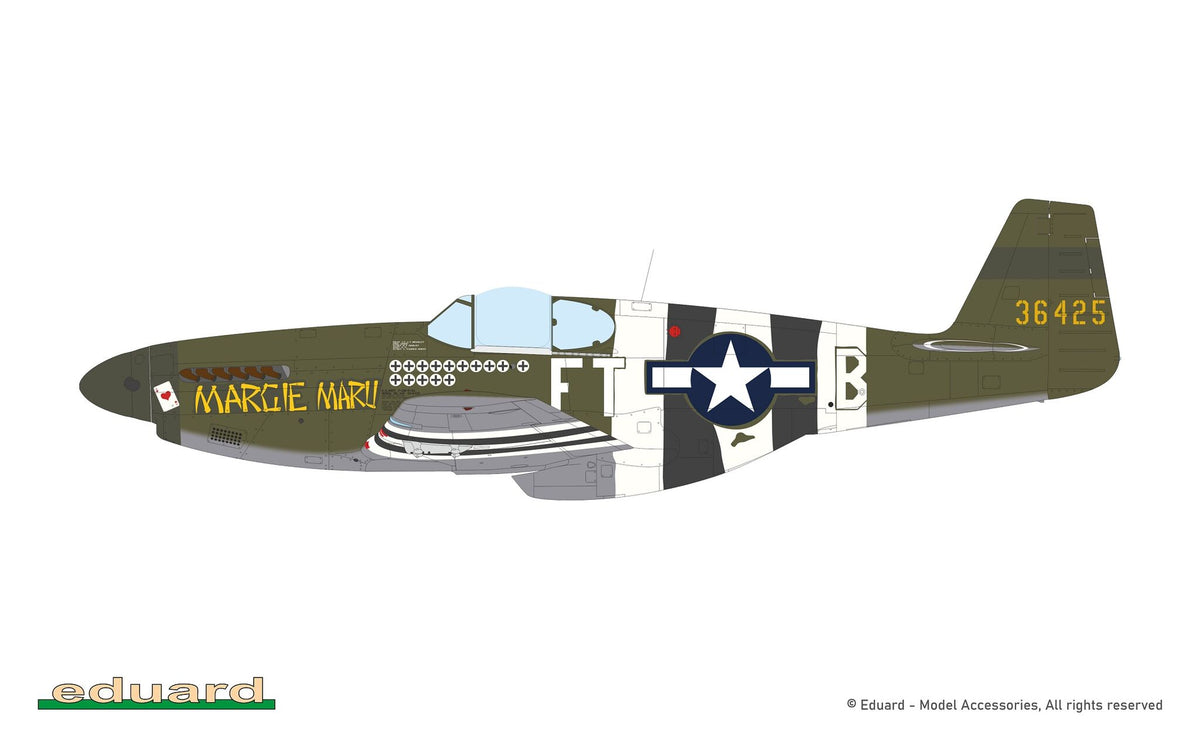 Eduard 932011 Nortn American P-51 B Mustang Royal Hybrid Edition 1/32 – image 11