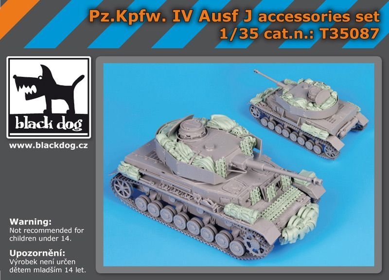 Black Dog T35087 Pz Kpfw IV Ausf J ensemble d&amp;#39;accessoires 1/35