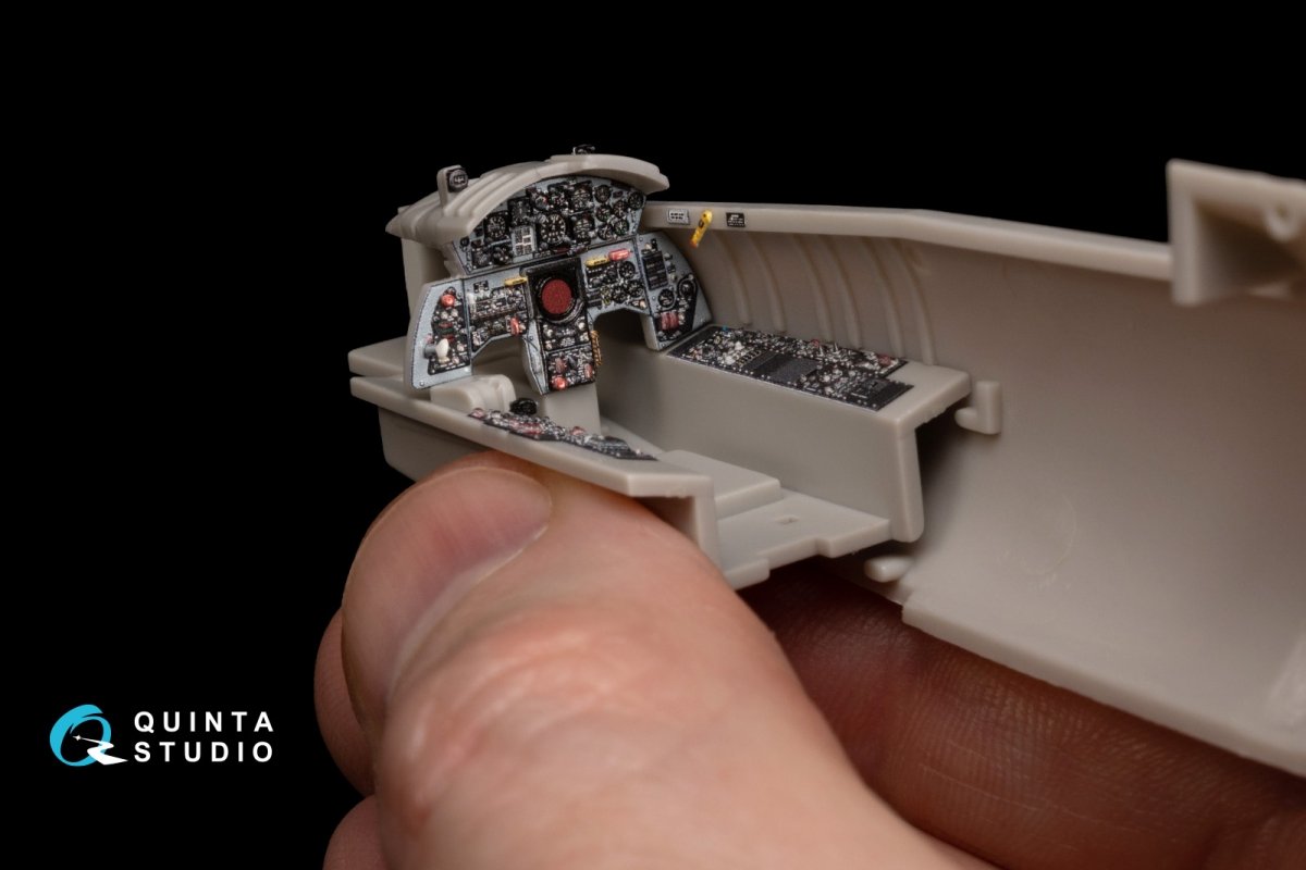 Intérieur imprimé en 3D et coloré sur papier décalcomanie Quinta Studio QD48151 F-104S-ASA (Hasegawa) 1/48 – immagine 4