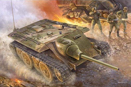 Trumpeter 00385 Entwicklungsfahrzeug allemand E 10 Hetzer (1/35)