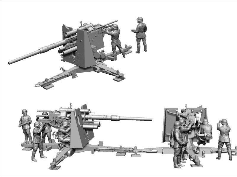 Zvezda 6158 Canon antiaérien lourd allemand FLAK 36/37 (8,8 cm) Art of Tactic 1/72 – image 4