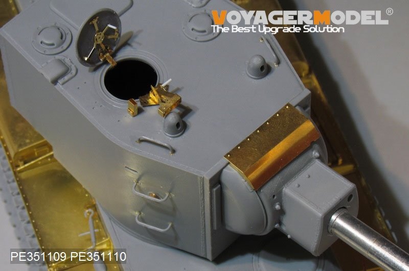 Kit de mise à niveau de base Voyager Model PE351109 pour KV-2 russe de la Seconde Guerre mondiale, compatible avec TRUMPETER au 1/35 – image 5