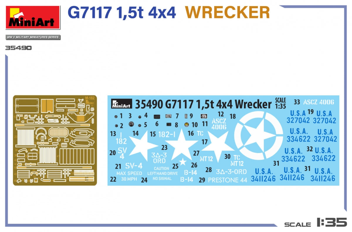 MiniArt 35490 G7117 Dépanneuse 4x4 1,5 t 1/35 – imagen 9