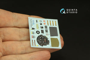 Intérieur imprimé en 3D et coloré sur papier décalcomanie Quinta Studio QD35072 Fi 156C (Hobby Boss (ex-Tristar)) 1/35  – image 4