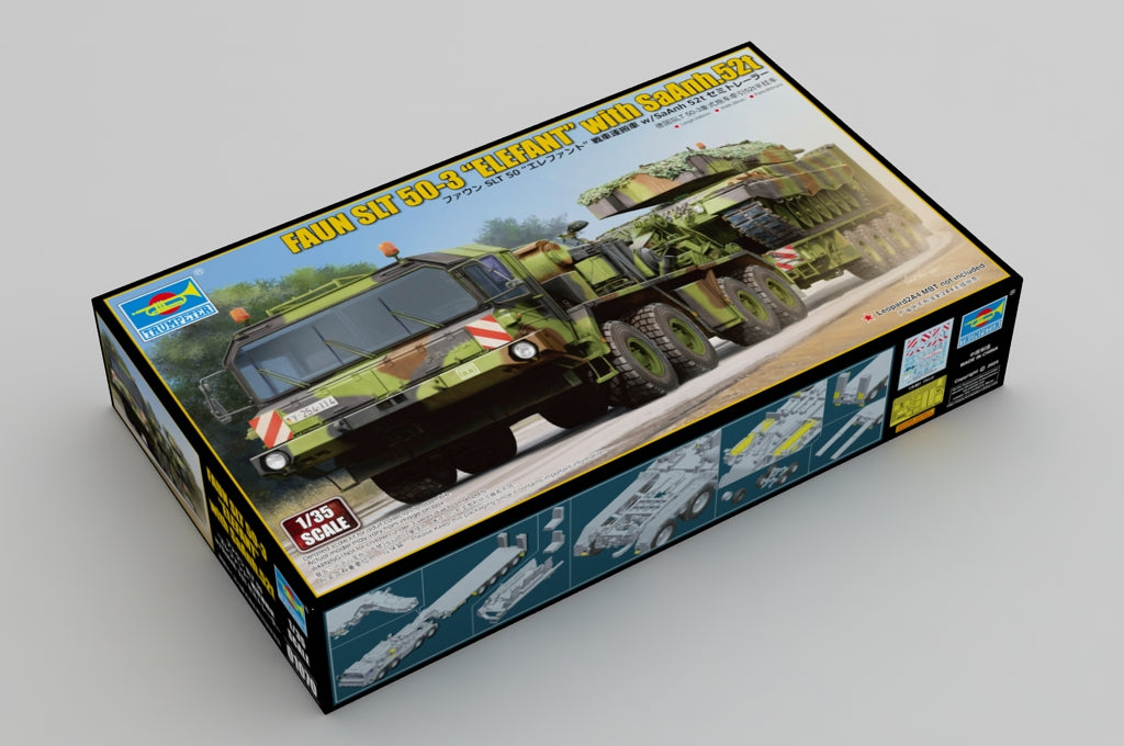 Trumpeter 01070 Faun SLT 50-3 Elefant with SaAnh.52t 1/35 – image 2