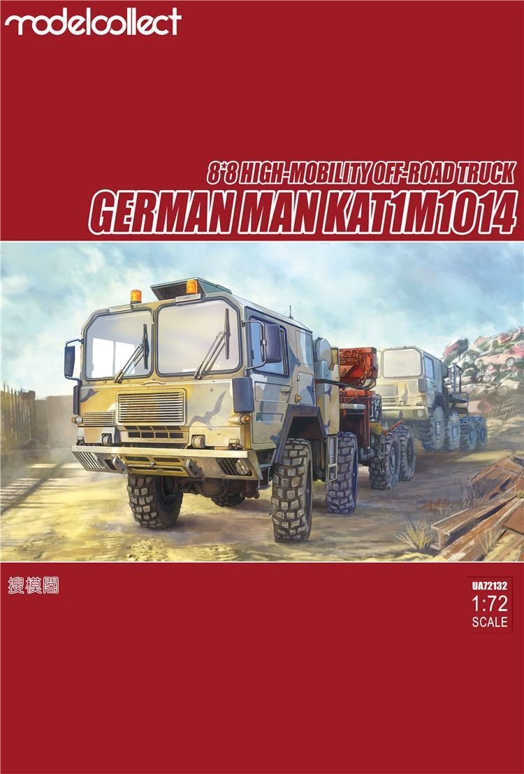 Modelcollect UA72132 Camion tout-terrain allemand MAN KAT1M1014 8x8 HAUTE MOBILITÉ (1/72) – Bild 2