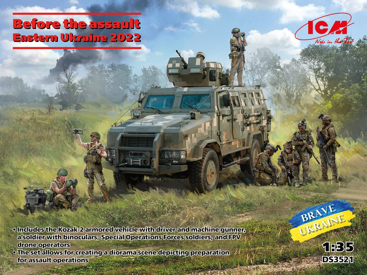 ICM DS3521 Avant l&amp;#39;assaut. Est de l&amp;#39;Ukraine 2022 1/35