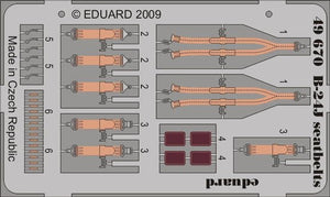 Ceintures de sécurité Eduard 49670 B-24J 1/48 (Revell)