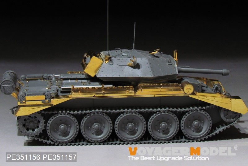Garde-boues pour char Crusader Mk.III britannique de la Seconde Guerre mondiale, modèle Voyager PE351157 (pour Boder BT-012), échelle 1/35 – image 3