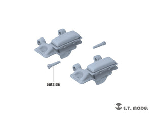 Maillons de chenilles et barbotins ET Model P35-406 pour Sd.kfz.251/Sd.kfz.11 allemands de la Seconde Guerre mondiale, impression 3D, échelle 1/35  – image 3
