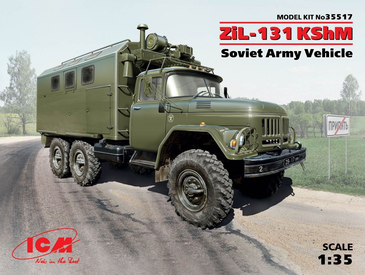 ICM 35517 ZiL-131 KShM Véhicule de l&amp;#39;armée soviétique (1/35)