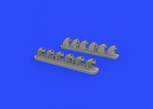 Eduard 632135 Pots d&amp;#39;échappement P-40E 1/32 HASEGAWA