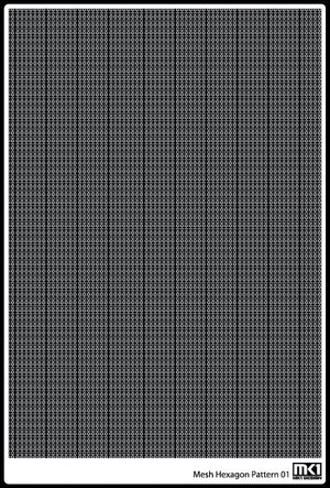 KA Models KA-00005 Maille à motif hexagonal A 0,43 mm x 0,37 mm – immagine 5
