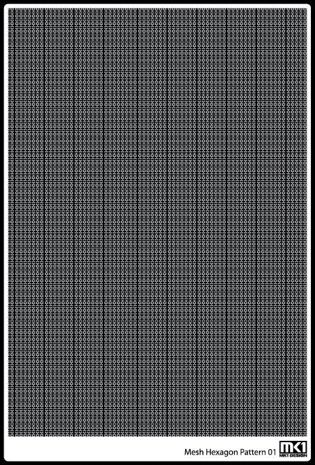 KA Models KA-00005 Maille à motif hexagonal A 0,43 mm x 0,37 mm – immagine 5