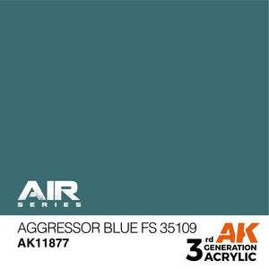 AK Interactive AK11877 AGGRESSOR BLUE FS 35109 – AIR 17 ml