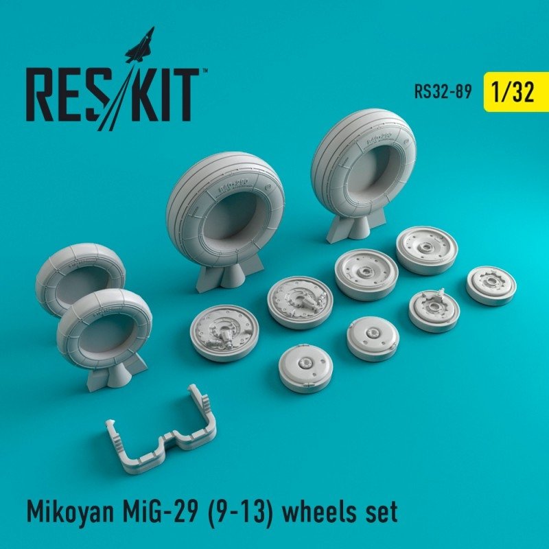 RESKIT RS32-0089 MiG-29 (9-13) jeu de roues 1/32