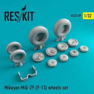 RESKIT RS32-0089 MiG-29 (9-13) jeu de roues 1/32