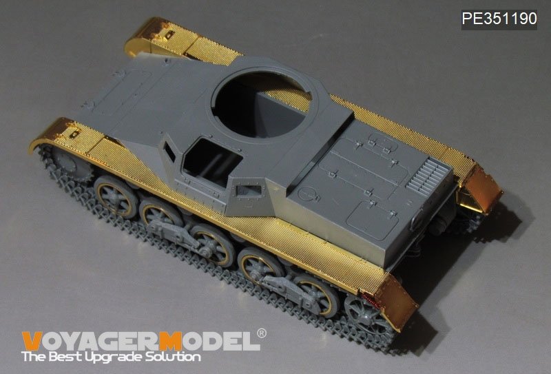 Ailes de char allemand Pz.Kpfw.I Ausf.B de la Seconde Guerre mondiale, modèle Voyager PE351190 (pour TAKOM 2145), échelle 1/35 – imagen 9