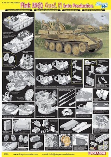 Dragon 6590 Flak 38(t) Ausf. M Production tardive (1/35) – image 2