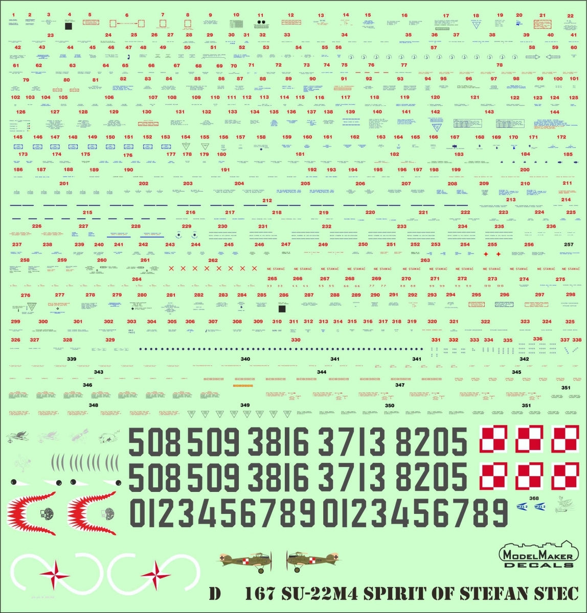ModelMaker Decals D48167 Su-22M4 Esprit de Stefan Stec 1/48 – image 2