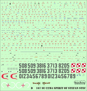ModelMaker Decals D48167 Su-22M4 Esprit de Stefan Stec 1/48 – image 2