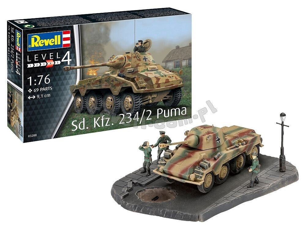 Revell 63288 Sd.Kfz. 234/2 Puma - maquette 1/76 – image 2