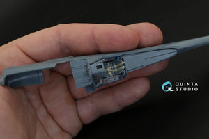Intérieur imprimé en 3D et coloré sur papier décalcomanie Quinta Studio QD48139 FW 190D-9 (pour kit Eduard) 1/48 – image 5