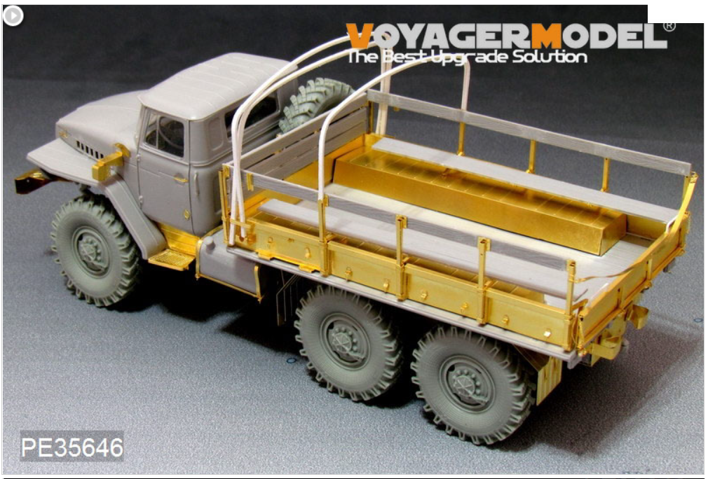 Maquette Voyager PE35646 URAL-4320 russe moderne (pour TRUMPETER 01012) 1/35 – Bild 3