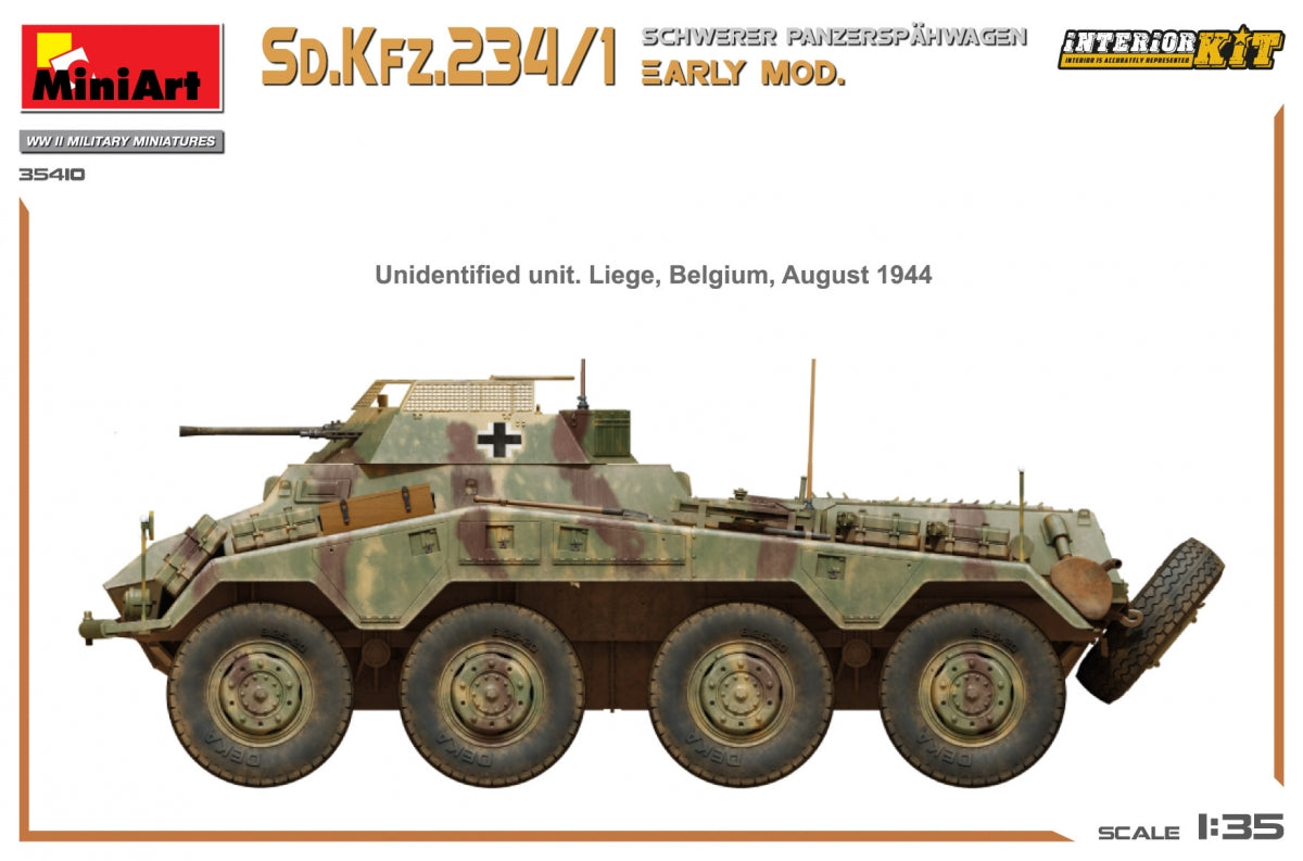 MiniArt 35410 Sd.Kfz.234/1 Schwerer Panzerspahwagen. PREMIER MOD. KIT INTÉRIEUR 1/35 – image 13