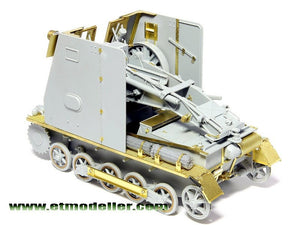 ET Modèle E35-007 WWII Allemand Pz.Kpfw.I Ausf.B 15cm &amp;quot;BISON&amp;quot; (Pour DRAGON 6259) (1/35) – imagen 8