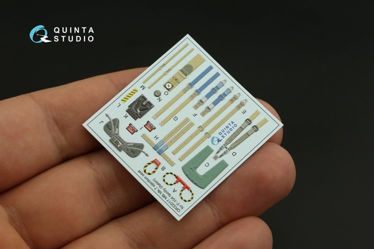 Quinta Studio QR32017 Siège MB Mk.7 pour la famille F-104 (Italeri) 1/32 – immagine 6