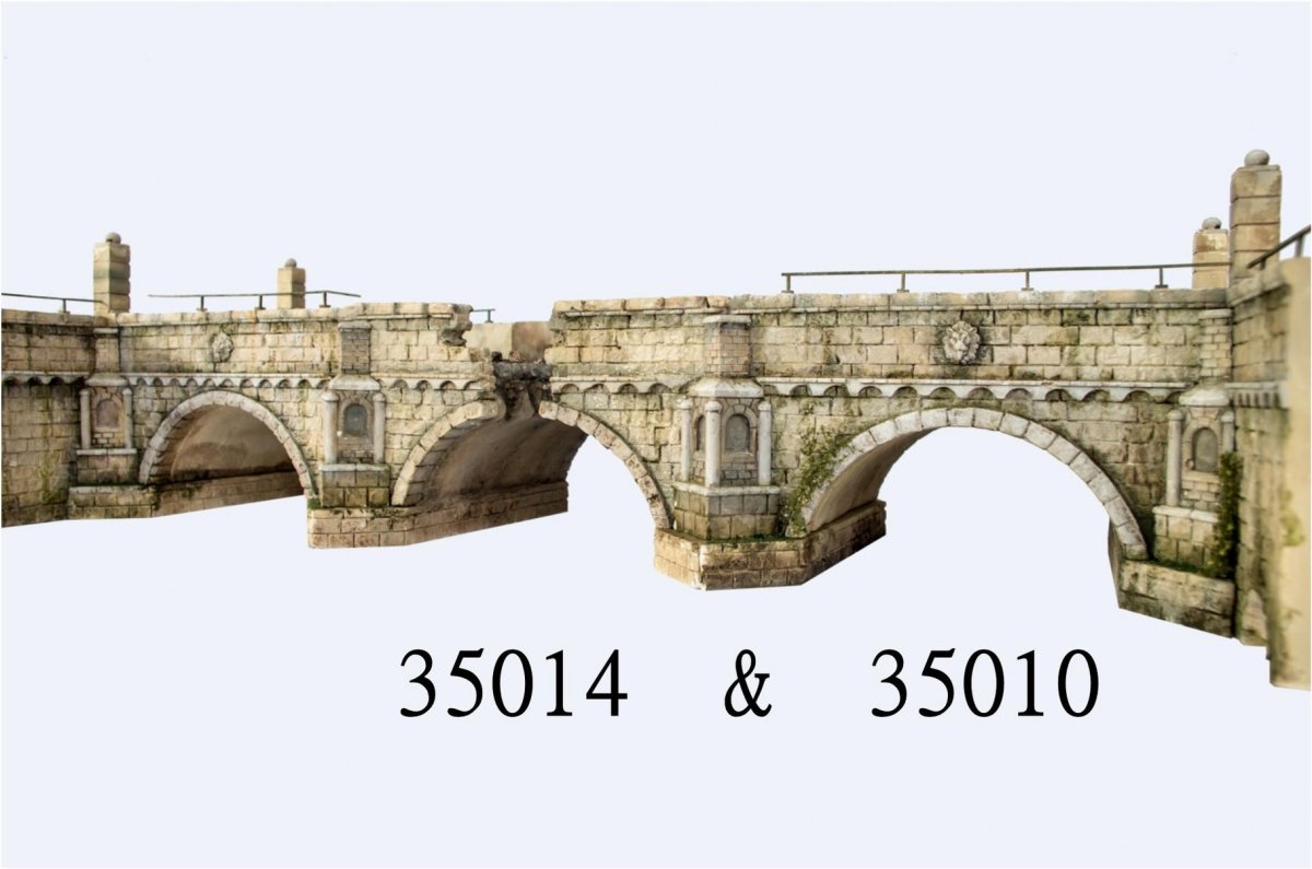 RT-Diorama 35010 Large Stone arch bridge 1/35 – zdjęcie 7