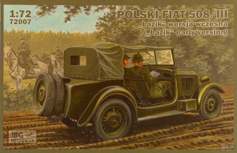IBG 72007 Fiat 508/III polonaise "Łazik" première version 1/72