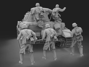 Das Werk DWF016 Troupes de débarquement de chars allemands de la Seconde Guerre mondiale 1/16 – image 4