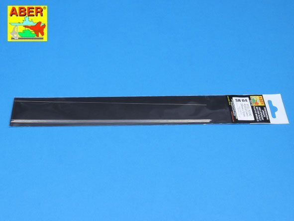 Tiges rondes en acier Aber SR04 de 0,4 mm de longueur 250 mm x 12 pièces. – imagen 3