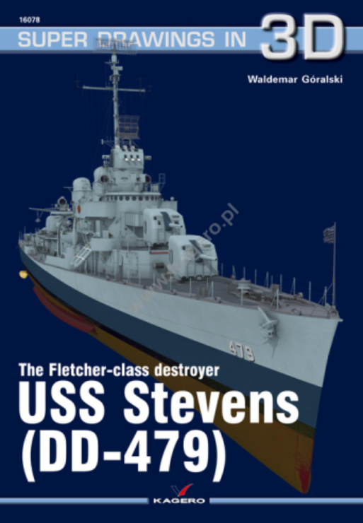 Kagero 16078 Le destroyer de classe Flecher USS Stevens (DD-479) FR