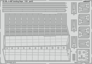 Volets d&amp;#39;atterrissage Eduard 32430 P-40F 1/32 TRUMPETER