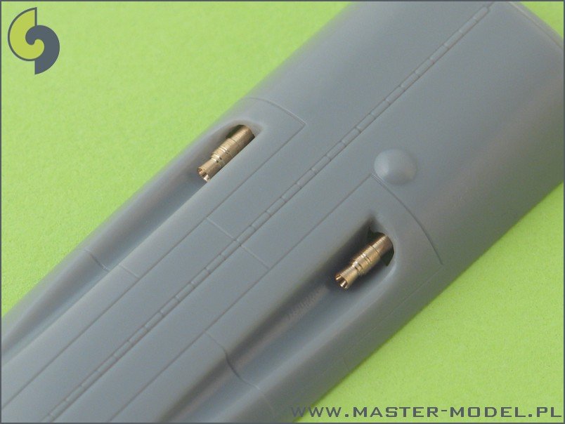 Master AM-48-011 Bf 109 G5 - G14, ensemble d&amp;#39;armement K (embouts MG 131) et tube Pitot (1/48)  – Bild 2