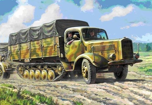 Zvezda 3603 Camion allemand semi-remorque Maultier 4,5 t (1/35)