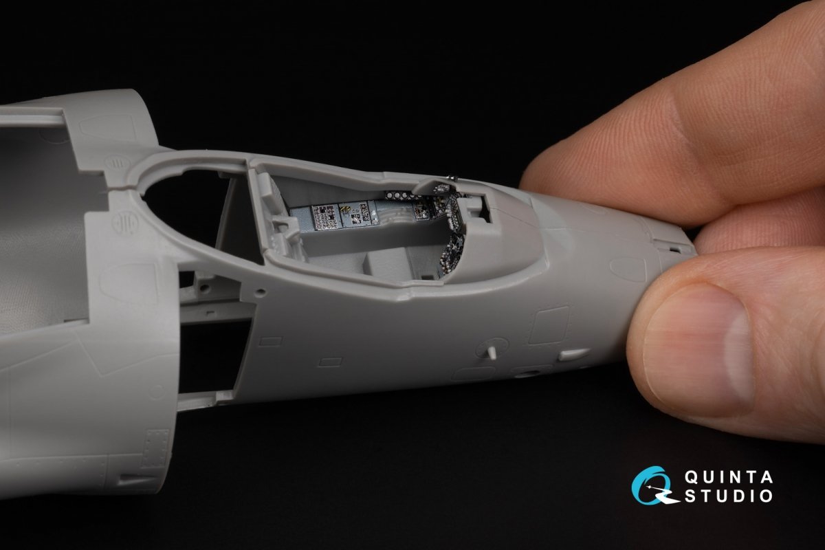 Intérieur imprimé en 3D et coloré sur papier décalcomanie Quinta Studio QDS-48344 Sea Harrier FA.2 (Kinetic) (Petite version) 1/48  – Bild 7