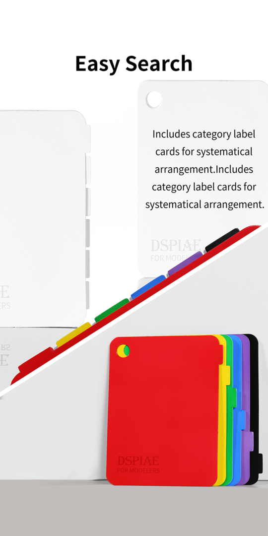 Outil porte-clés modèle de carte de test de couleur DSPIAE CC-01 – immagine 2