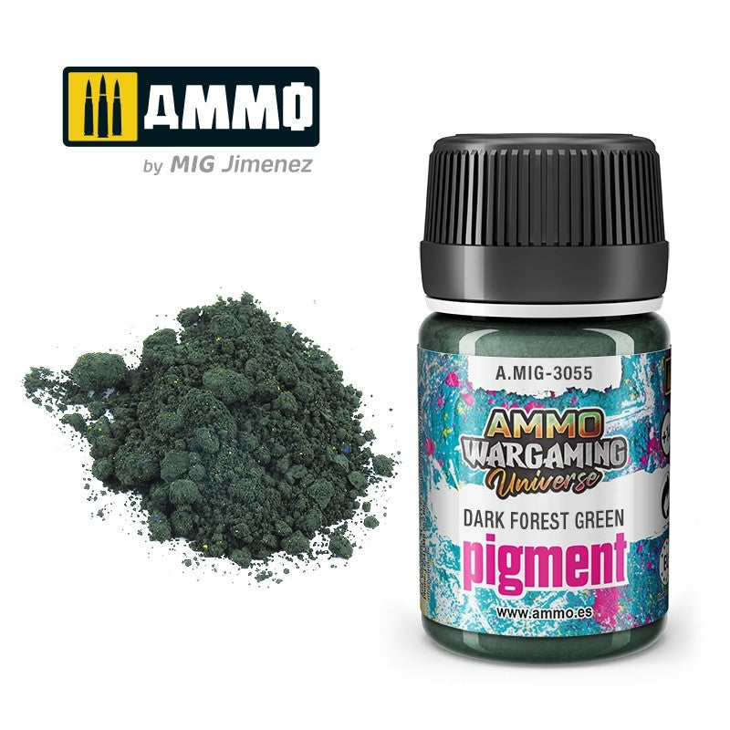 AMMO par Mig Jimenez 3055 Pigment Vert Forêt Foncé 35ml