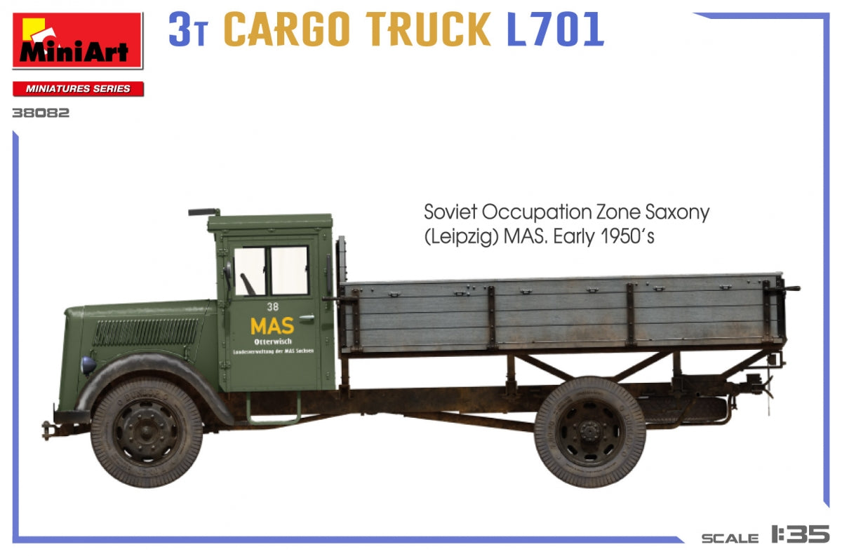 Camion cargo MiniArt 38082 3T L701 1/35 – imagen 7