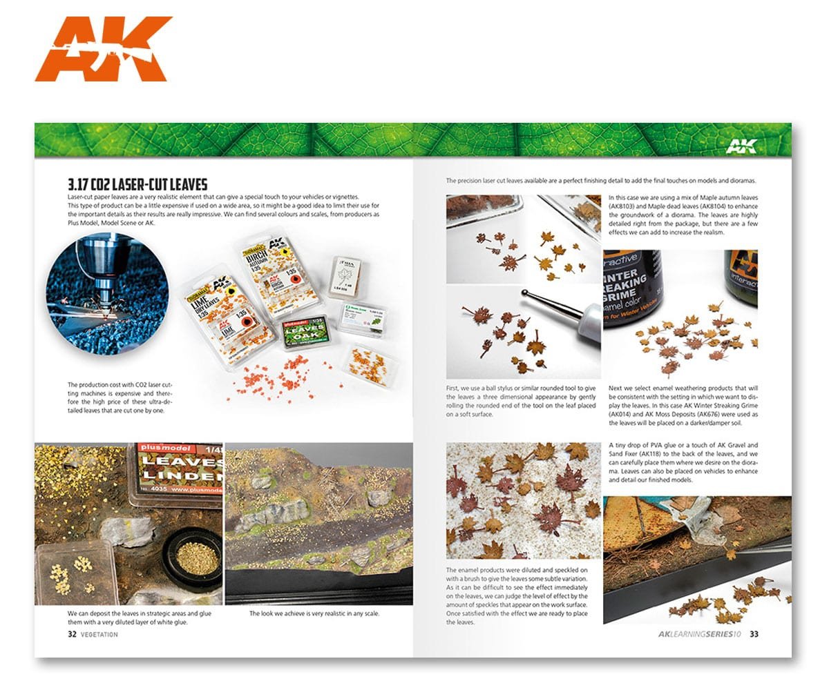 AK Interactive AK295 AK APPRENTISSAGE 10 : MAÎTRISER LA VÉGÉTATION DANS LA MODÉLISATION – imagen 6