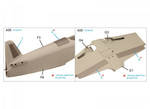 Quinta Studio QP48013 Yak-9D Exterior set (Zvezda) 1/48 – zdjęcie 2