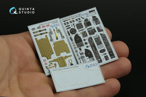 Intérieur imprimé en 3D et coloré sur papier décalcomanie Quinta Studio QD32193 AV-8B Harrier II (première génération) (Trumpeter) 1/32  – immagine 4