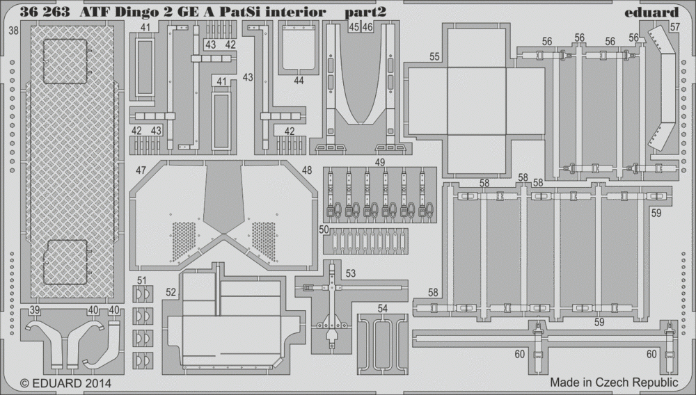 Eduard 36263 ATF Dingo 2 GE A PatSi intérieur REVELL 1/35 – image 2