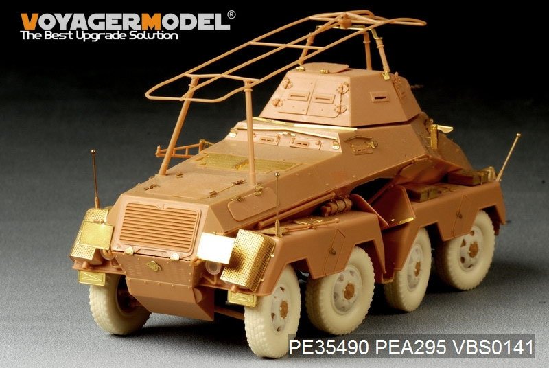 Maquette Voyager PE35490 Sd.Kfz.232 8 ROD allemand de la Seconde Guerre mondiale, version initiale pour AFV 35232, échelle 1/35 – immagine 9
