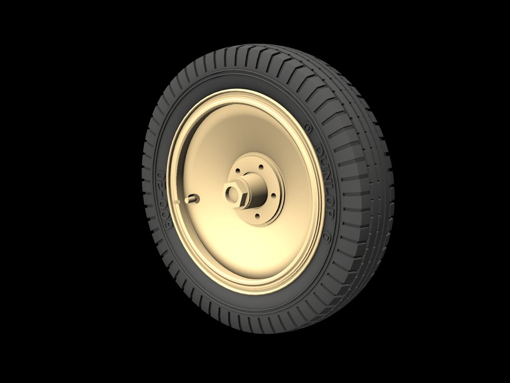 Roues motrices Panzer Art RE35-132 pour Sd.Kfz 10 et 250 (modèle commercial A) 1/35 – image 4